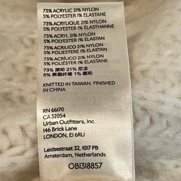 Free People Blue Bell Oversized Scoop Neck Sweater Size Large - NWOT - Picture 11 of 11